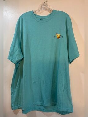 Joe Marlin Teal Beach Cocktail T-Shirt Men’s Sz 2XL